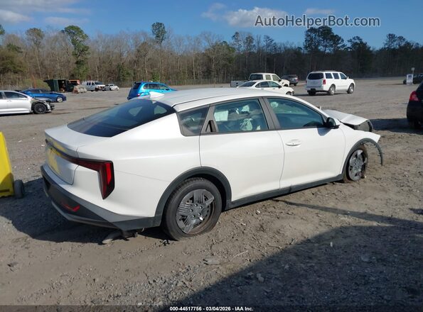 3KPFT4DE7SE014180 2025 KIA K4 White 