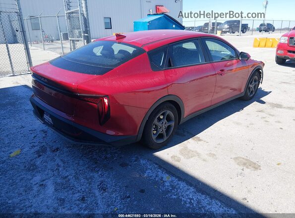 3KPFT4DEXSE233778 2025 KIA K4 Красный Задняя правая четверть