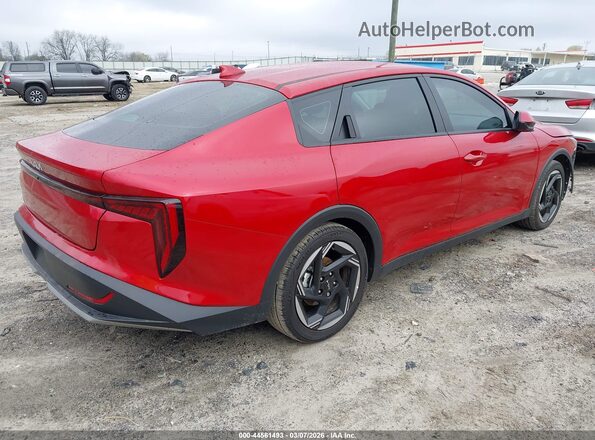 3KPFU4DE3SE177745 2025 KIA K4 Red Задня права чверть