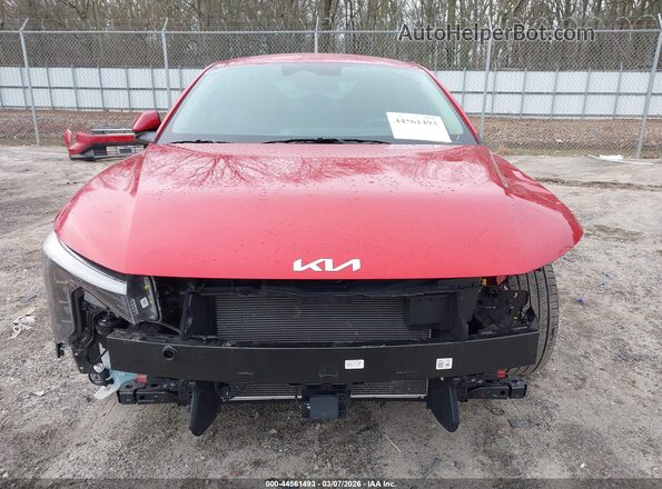 3KPFU4DE3SE177745 2025 KIA K4 Red Вид задньої частини салону