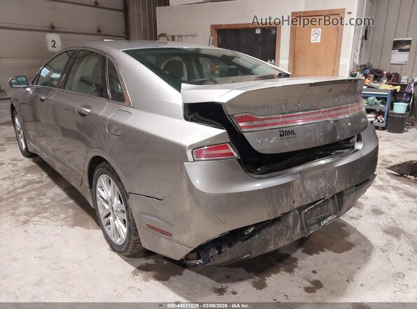 3LN6L2G93GR601586 2016 LINCOLN MKZ Silver Trasero izquierdo