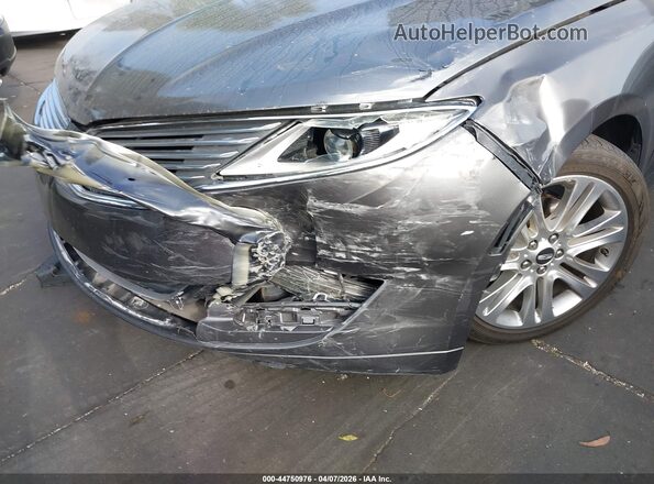 3LN6L2LU0GR620722 2016 LINCOLN MKZ HYBRID Gray Widok z przodu