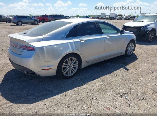 3LN6L2LU1GR622592 2016 LINCOLN MKZ HYBRID Серебряный Задняя правая четверть