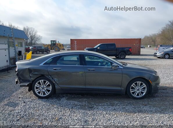 3LN6L2LU1GR633642 2016 LINCOLN MKZ HYBRID Gray 360 interior view
