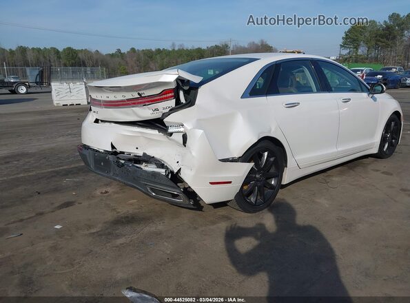 3LN6L2LU2GR606062 2016 LINCOLN MKZ HYBRID White Задня права чверть