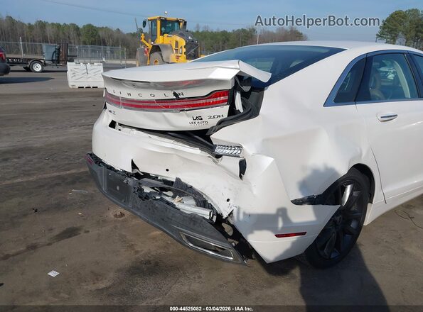 3LN6L2LU2GR606062 2016 LINCOLN MKZ HYBRID White Вид спереду