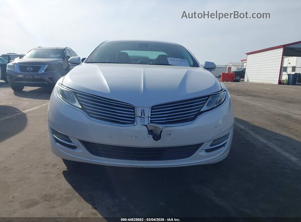 3LN6L2LU2GR606062 2016 LINCOLN MKZ HYBRID White Вид панелі приладів