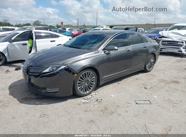 3LN6L2LU5GR600918 2016 LINCOLN MKZ HYBRID Gray Передня ліва чверть