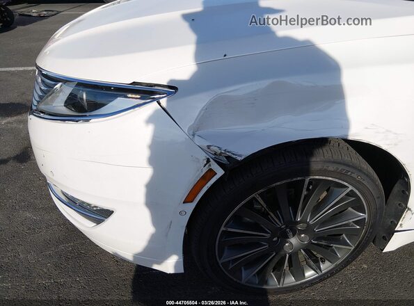 3LN6L2LU9GR629032 2016 LINCOLN MKZ HYBRID White Вид спереду