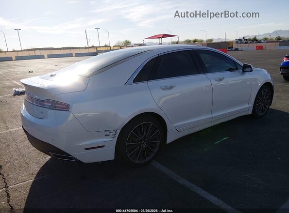 3LN6L2LU9GR629032 2016 LINCOLN MKZ HYBRID White Задня права чверть