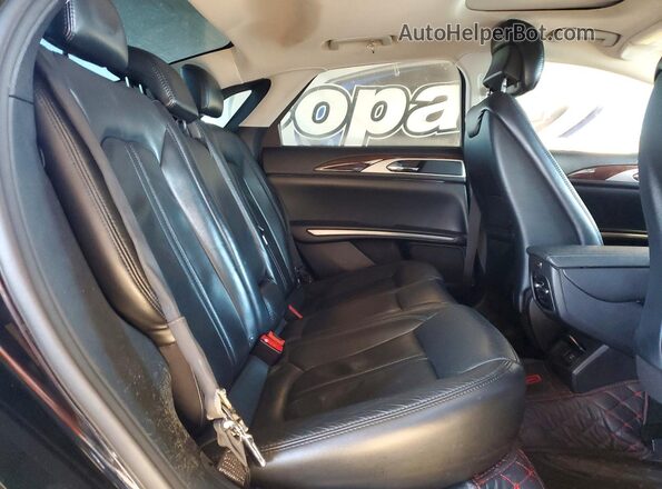 3LN6L2LUXGR602020 2016 LINCOLN MKZ Black უკანა სავარძლების ხედი