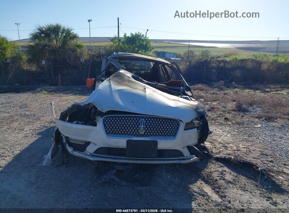 3LN6L5D97HR607608 2017 LINCOLN MKZ White Вид панелі приладів