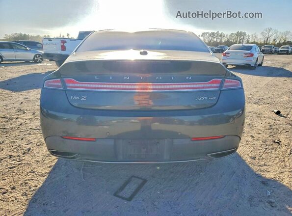 3LN6L5D98JR607901 2018 LINCOLN MKZ Gray Widok z tyłu