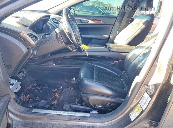 3LN6L5D98JR607901 2018 LINCOLN MKZ Gray Widok wnętrza z przodu