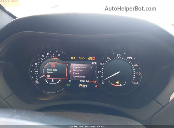 3LN6L5EC7HR605609 2017 LINCOLN MKZ Silver უკანა სავარძლების ხედი