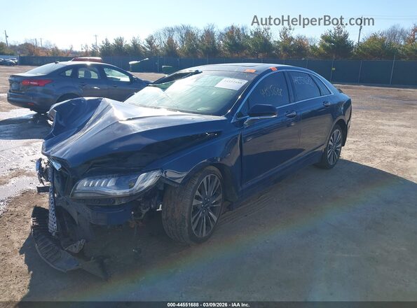 3LN6L5F95JR615662 2018 LINCOLN MKZ Dark Blue Передня ліва чверть