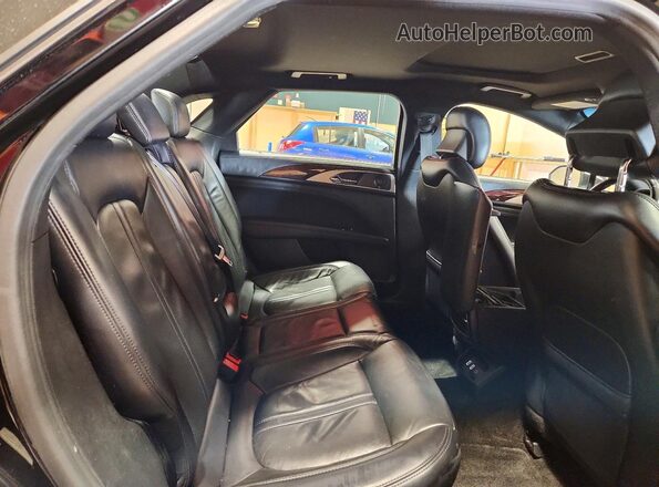 3LN6L5F97JR629322 2018 LINCOLN MKZ Black Vista de los asientos traseros