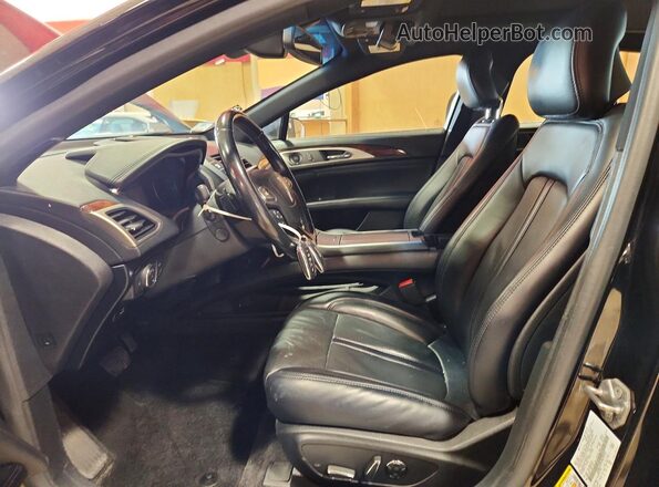 3LN6L5F97JR629322 2018 LINCOLN MKZ Black Vista interior delantera