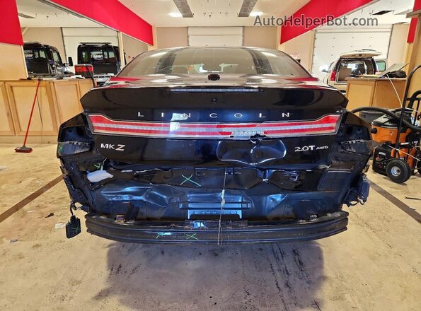 3LN6L5F97JR629322 2018 LINCOLN MKZ Black Vista trasera
