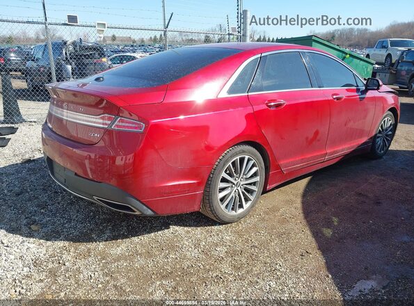 3LN6L5KU4HR601465 2017 LINCOLN MKZ HYBRID Red Задня права чверть