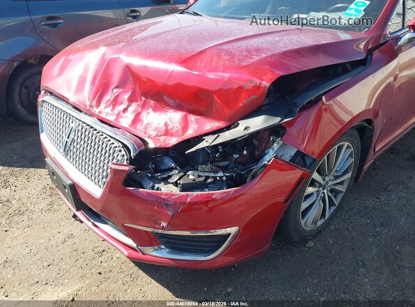 3LN6L5KU4HR601465 2017 LINCOLN MKZ HYBRID Red Вид спереду