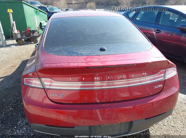 3LN6L5KU4HR601465 2017 LINCOLN MKZ HYBRID Red 