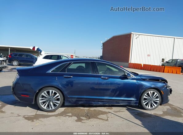 3LN6L5LU0HR666814 2017 LINCOLN MKZ HYBRID Blue Սալոնի հետևի տեսք
