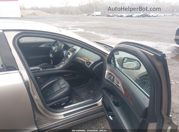 3LN6L5MU2JR603850 2018 LINCOLN MKZ HYBRID Tan Vista interior delantera
