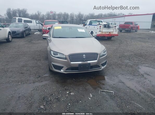 3LN6L5MU2JR603850 2018 LINCOLN MKZ HYBRID Tan Vista del cuadro de instrumentos
