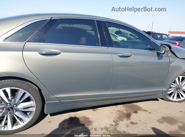 3LN6L5MU4HR655460 2017 LINCOLN MKZ HYBRID Gray Rear interior view