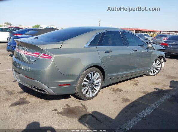 3LN6L5MU4HR655460 2017 LINCOLN MKZ HYBRID Gray Rear right