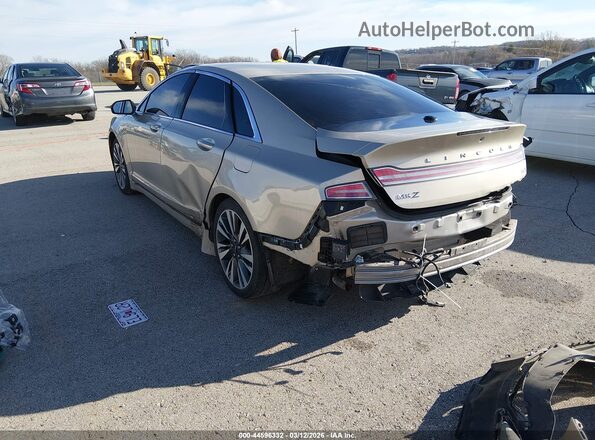 3LN6L5MU9HR656958 2017 LINCOLN MKZ HYBRID Желто-коричневый Задняя левая четверть