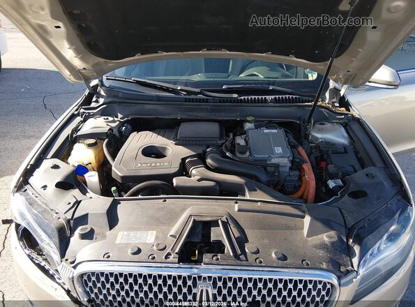 3LN6L5MU9HR656958 2017 LINCOLN MKZ HYBRID Желто-коричневый Вид сзади