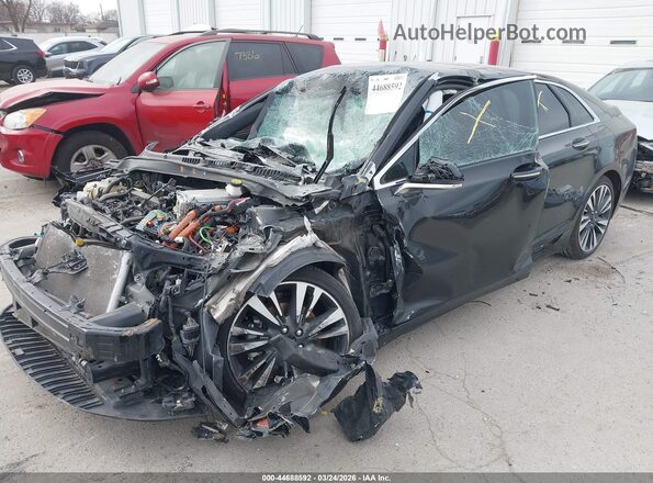 3LN6L5MUXHR660730 2017 LINCOLN MKZ HYBRID Черный Передняя левая четверть