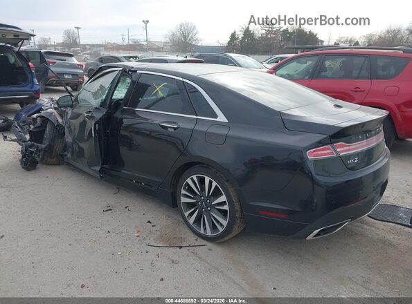 3LN6L5MUXHR660730 2017 LINCOLN MKZ HYBRID Черный Задняя левая четверть