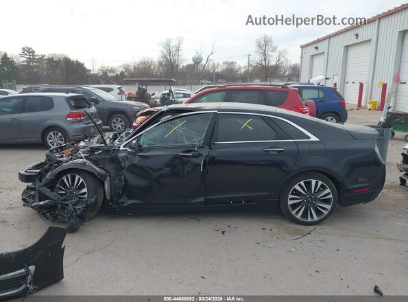 3LN6L5MUXHR660730 2017 LINCOLN MKZ HYBRID Черный Вид задней части салона