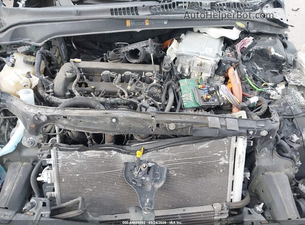 3LN6L5MUXHR660730 2017 LINCOLN MKZ HYBRID Черный Вид сзади