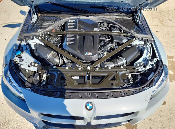 3MF13DM02R8E83696 2024 BMW M2 Silver Rear interior view