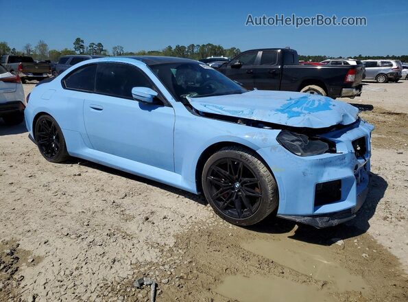 3MF13DM04R8E42079 2024 BMW M2 Blue Delantero derecho