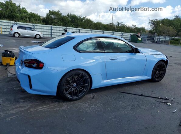3MF13DM09P8D02560 2023 BMW M2 Blue Задня права чверть