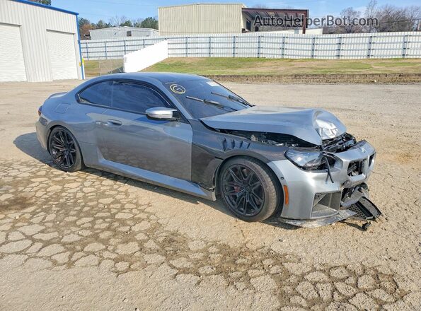 3MF23DM01S8F01681 2025 BMW M2 Gray Front right