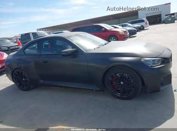 3MF23DM02S8E99892 2025 BMW M2 Black Vista interior de 360 grados