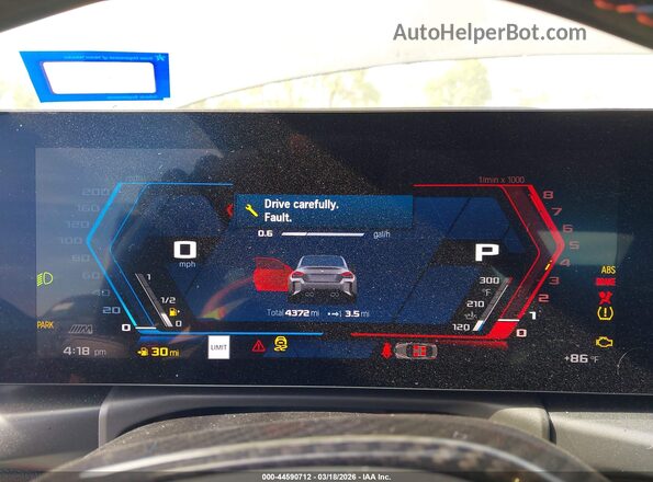 3MF23DM02S8E99892 2025 BMW M2 Black Vista de los asientos traseros