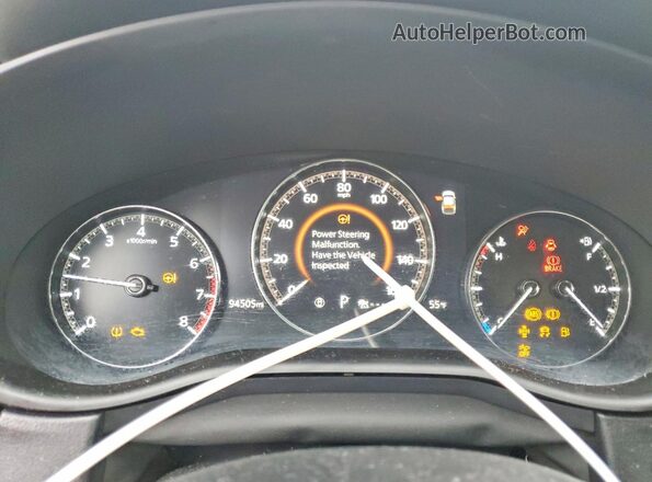 3MVDMABL0MM247538 2021 MAZDA CX-30 Silver Instrument cluster view