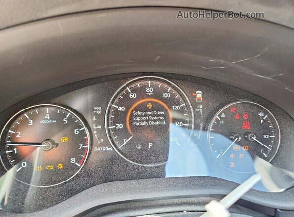 3MVDMABL2MM267774 2021 MAZDA CX-30 Black Instrument cluster view
