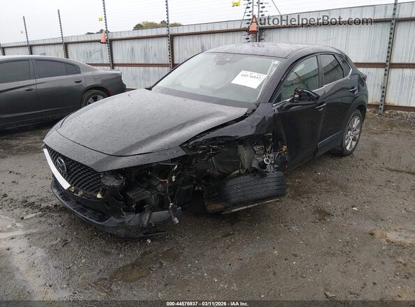 3MVDMABL6MM216116 2021 MAZDA CX-30 Black Առջևի ձախ երեք քառորդ տեսարան