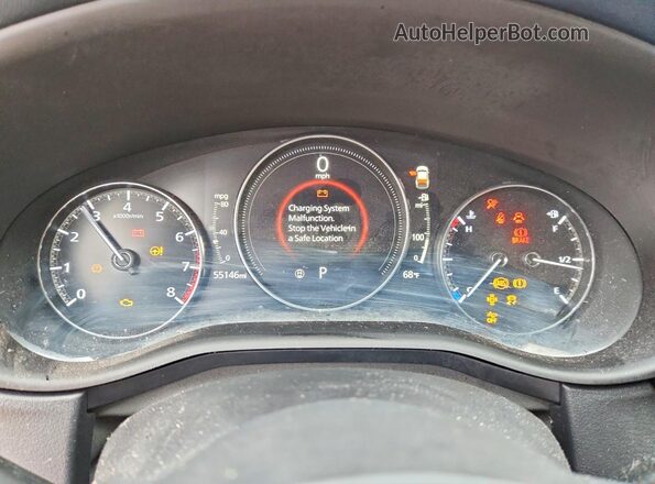3MVDMABL6MM217475 2021 MAZDA CX-30 Gray Vista del cuadro de instrumentos