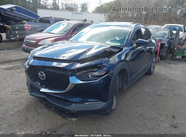 3MVDMADL1MM272915 2021 MAZDA CX-30 Dark Blue წინა მარცხენა ხედი სამი მეოთხედიდან