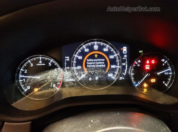 3MVDMBAL2MM224253 2021 MAZDA CX-30 Black Instrument cluster view