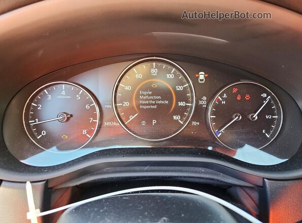 3MVDMBBL7NM403906 2022 MAZDA CX-30 Black Instrument cluster view